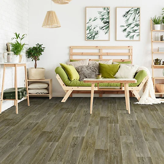 Sol Vinyle Interior - Imitation parquet - Chêne scandinave vieilli - Rouleau de 3m x 6m