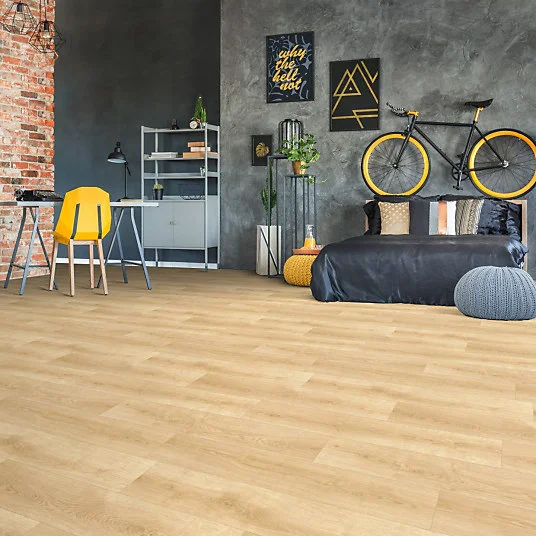 Sol Vinyle Textile - Rénove acoustique - Imitation parquet naturel - Rouleau de 2m x 7m