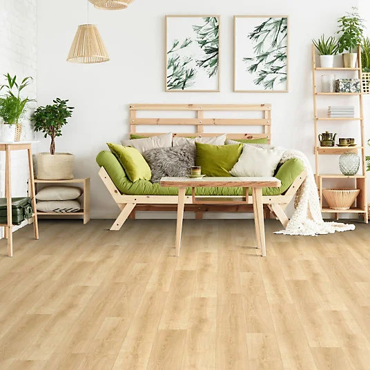 Sol Vinyle Textile - Rénove acoustique - Imitation parquet naturel - Rouleau de 2m x 9m