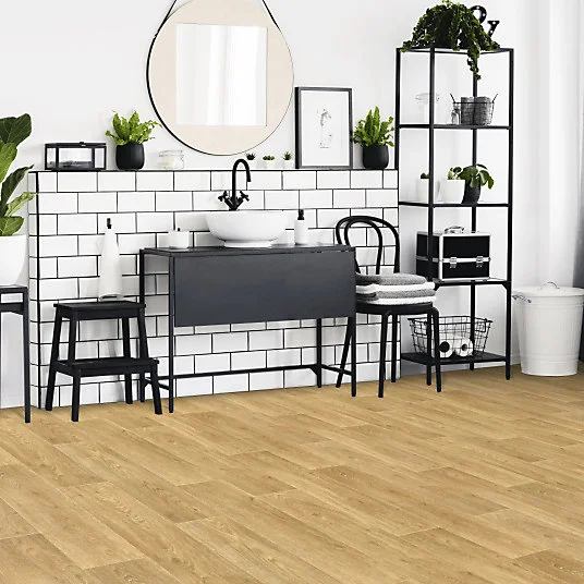 Sol Vinyle Textile Rénove - Imitation parquet - Chêne Maritime - Rouleau de 4m x 13m