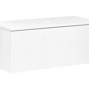 Bathroom Wall Mounted Cabinet 100 x 52 cm Blanc pur ALZIRA