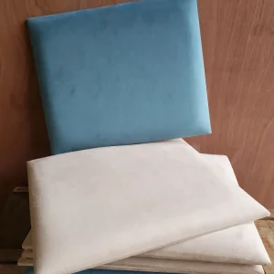 Coussins muraux écru pour Mur en Plâtre
