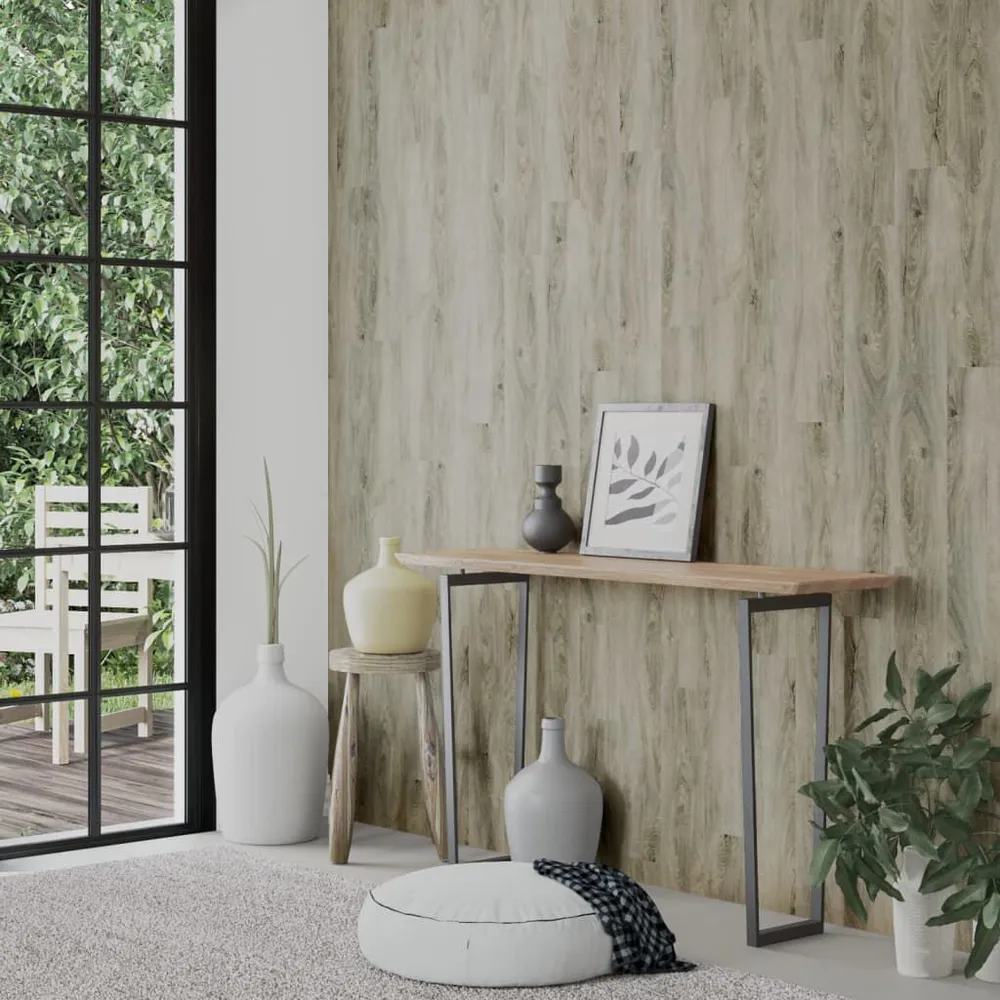 Panneaux muraux Aspect bois Gris VINYLE 2,06 m²