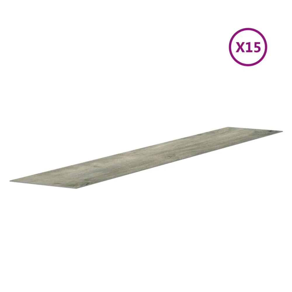 Panneaux muraux Aspect bois Gris VINYLE 2,06 m²