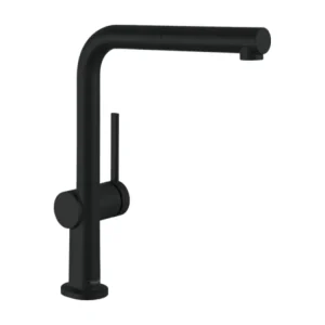 Robinet de cuisine avec douchette HANSGROHE Talis M54 270 noir mat