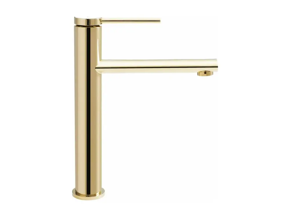 ROBINET DE LAVABO REA OVAL DORÉ HIGH