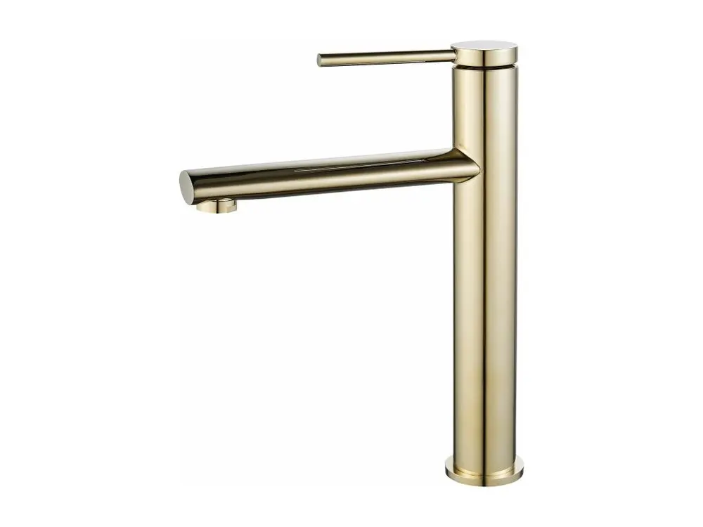 ROBINET DE LAVABO REA OVAL DORÉ HIGH
