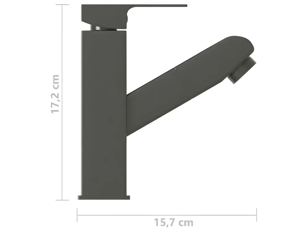 Robinet de lavabo rétractable de salle de bain mitigeur de lavabo mitigeur de salle de bain finition maison intérieur 17,2...
