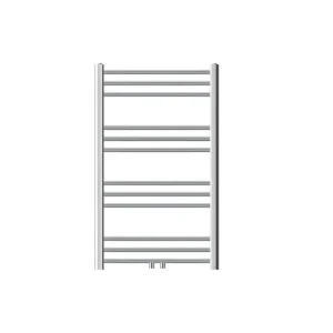 ECD Germany Radiateur Design Sahara Non Electrique - 600 x 800 mm - Chromé - Connexion Central - sans Kit de Raccordement...