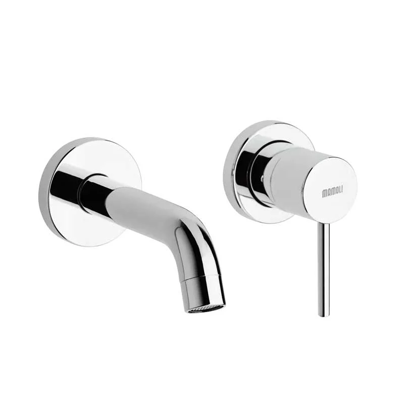 Mitigeur lavabo encastré sans vidage en laiton chromé collection Pico de Mamoli Rubinetterie