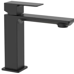 Mitigeur lavabo Paffoni avec vidage clic-clac série ELLE - Noir Mat