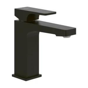 Mitigeur lavabo VILLEROY ET BOCH Architectura Square sans tirette Matt Noir jais