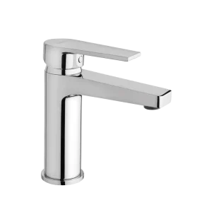 Mitigeur monocommande lavabo avec vidage finition chromée collection LOGOS+ de Mamoli Rubinetterie