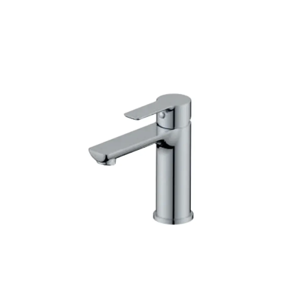 Mitigeur monocommande lavabo avec vidage RubiFlux série Zea - Chromé