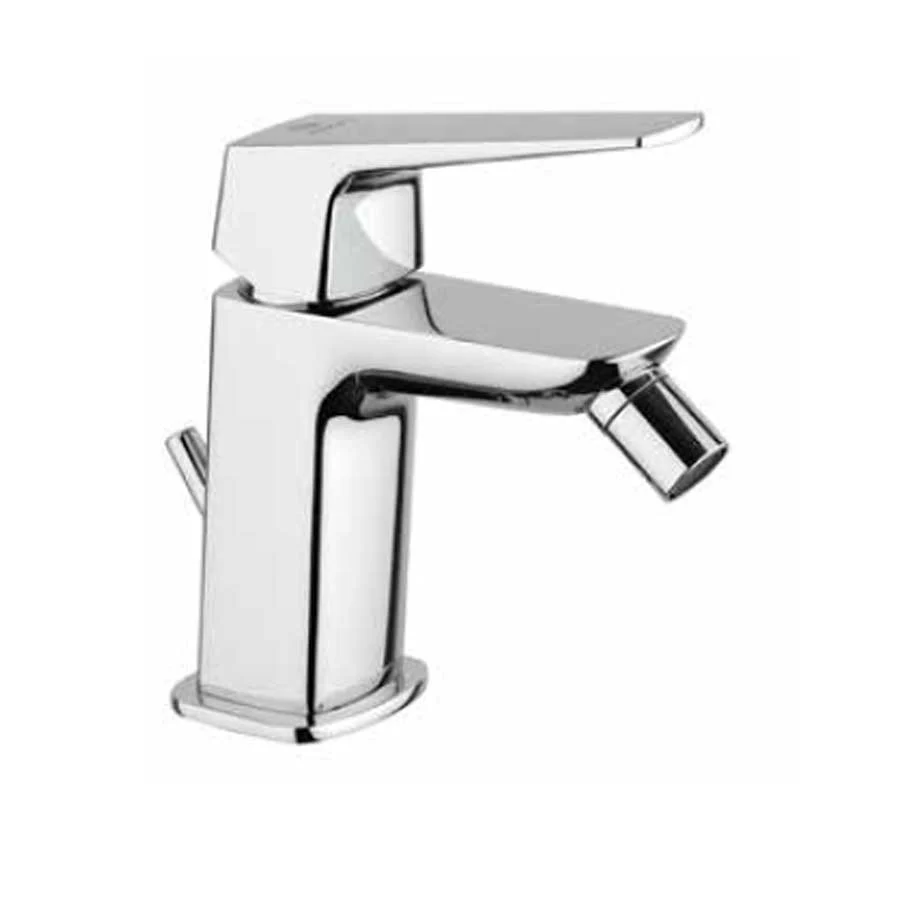 Robinet mitigeur monocommande pour bidet avec bonde click-clack chromé collection Bloom de Argo Rubinetterie
