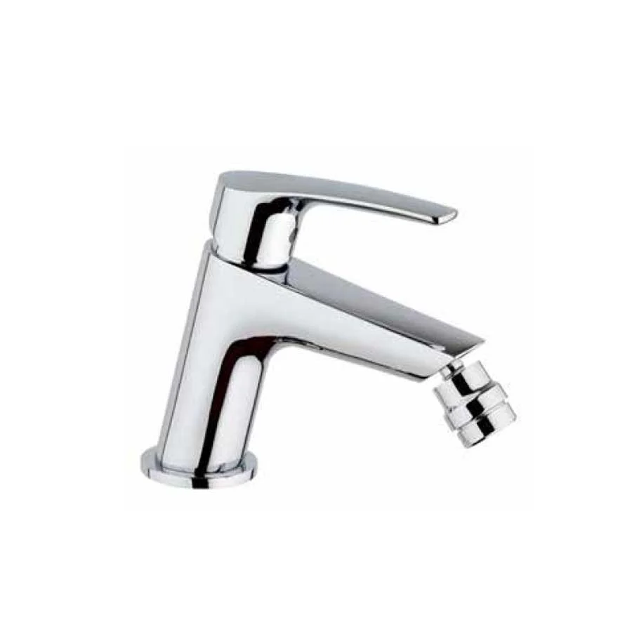 Robinet mitigeur monocommande pour bidet chromé avec bonde et clapet collection Hike de Argo Rubinetterie
