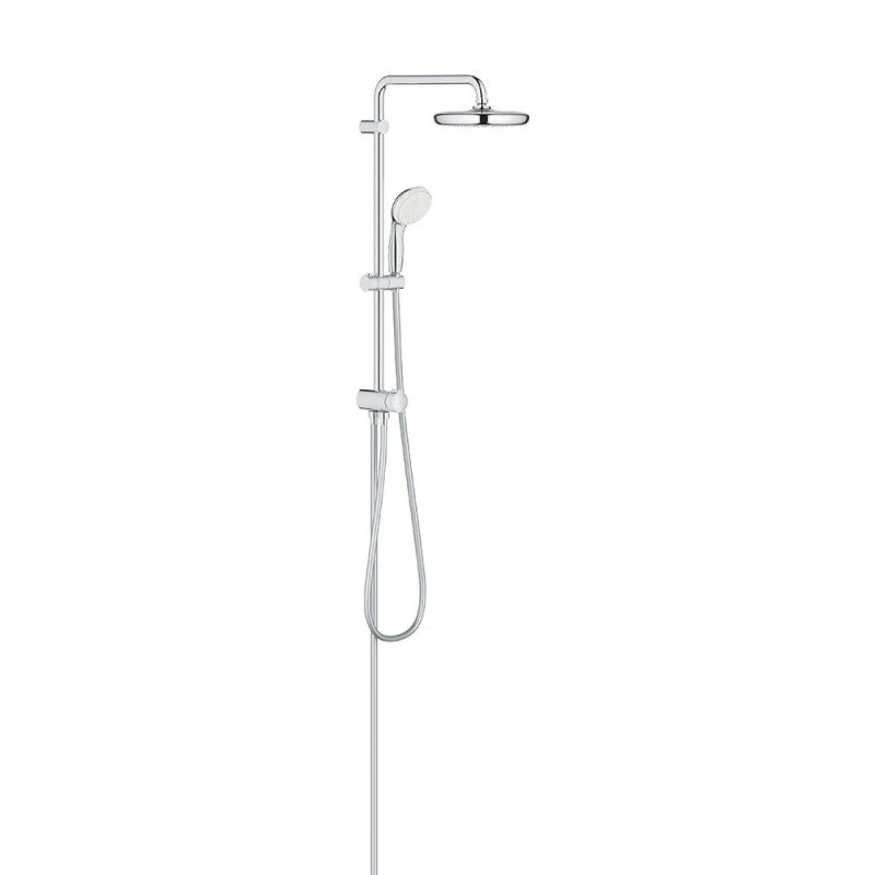 Colonne de douche inverseur manuel TEMPESTA SYSTEM 210 GROHE 26381001 - Ø21 cm + souple 125cm + douchette 1 jet - chromé