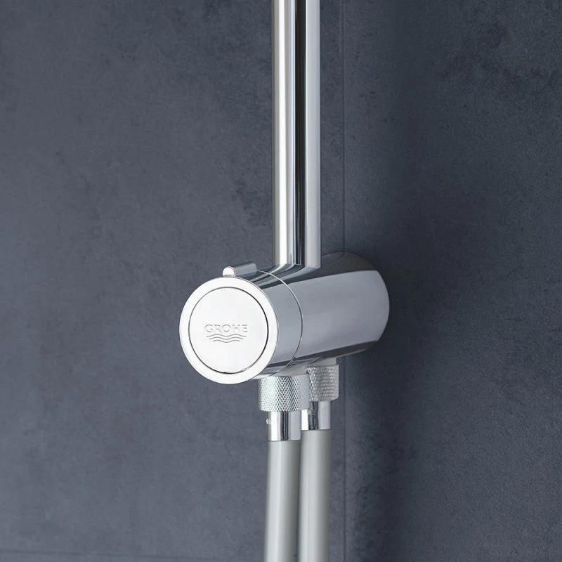 Colonne de douche inverseur manuel TEMPESTA SYSTEM 210 GROHE 26381001 - Ø21 cm + souple 125cm + douchette 1 jet - chromé