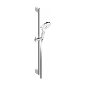 Pommeau de douche DURAVIT 3 jets type massage souple et barre chromé