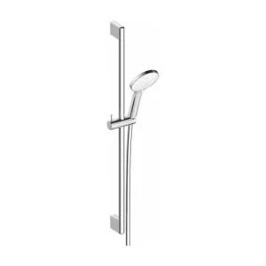 Pommeau de douche DURAVIT 3 jets type pluie modulable et barre chromé