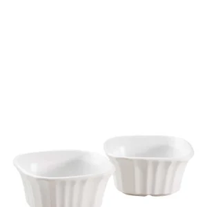 Corningware French Square Ramekins - Blanc pur pour Cuisine & Salle de Bain