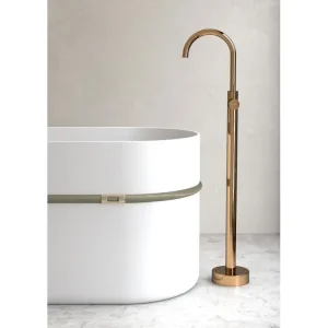 Haute Qualité Robinet mitigeur bain monocolonne Or rose - Corbeau