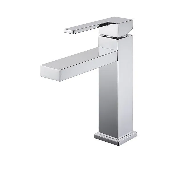 Inox 304 Robinet lavabo carré CUARTO