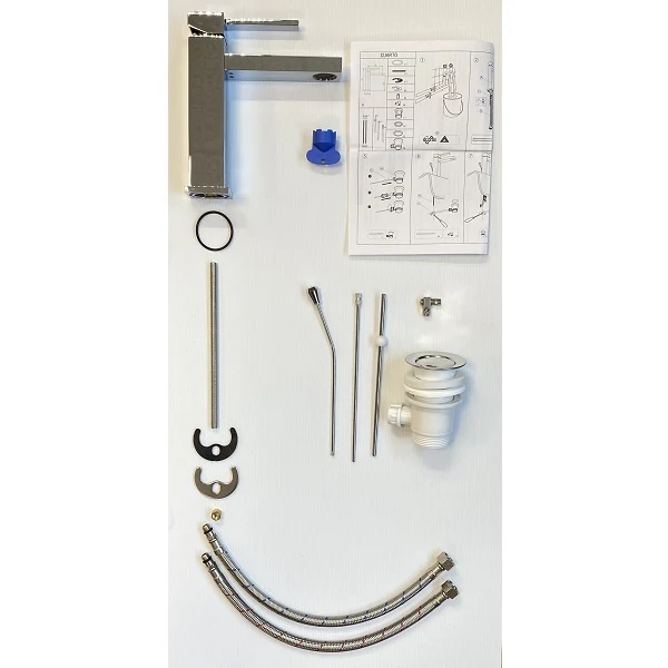 Inox 304 Robinet lavabo carré CUARTO