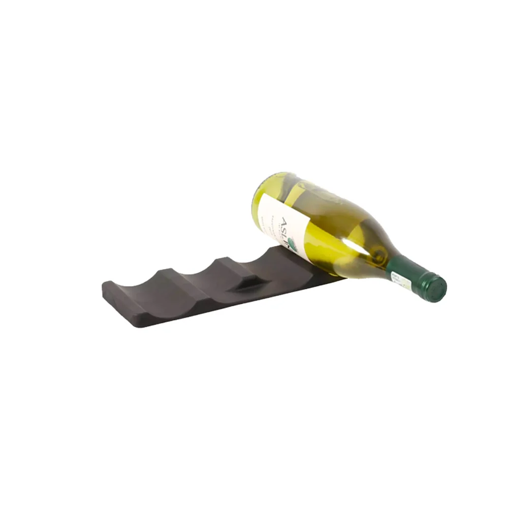 Inox 304 Tappetino Per Bottiglie Impilabili Silicone 29,5x9,5x1,5cm