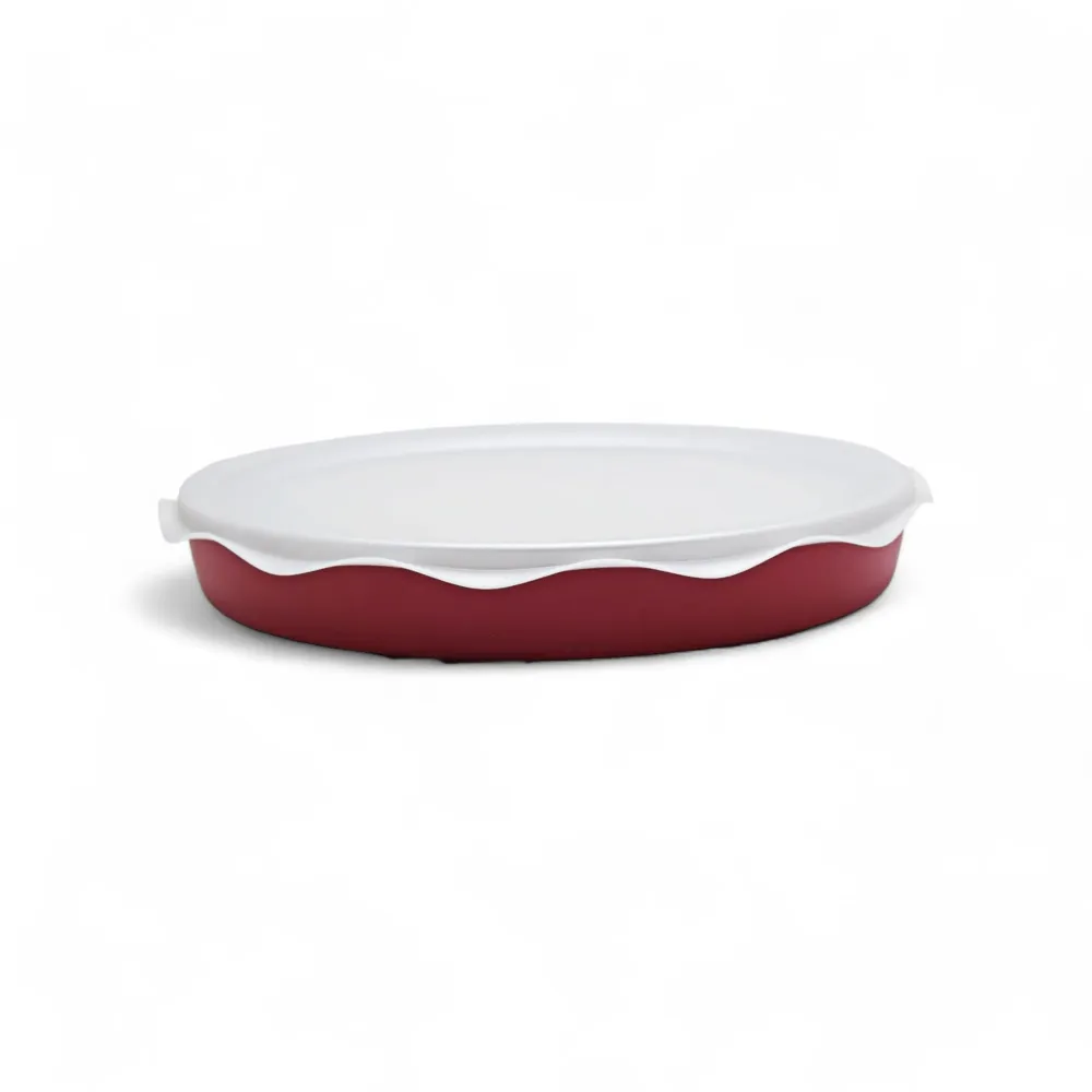 Kitchen Life Pastry Pan Roti Dabba Red avec Garantie 2 Ans