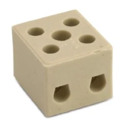 MORSETTIERA MULTIPLA STEATITE SEZ16MM2 76A BM 9523 Finition Noir Satiné