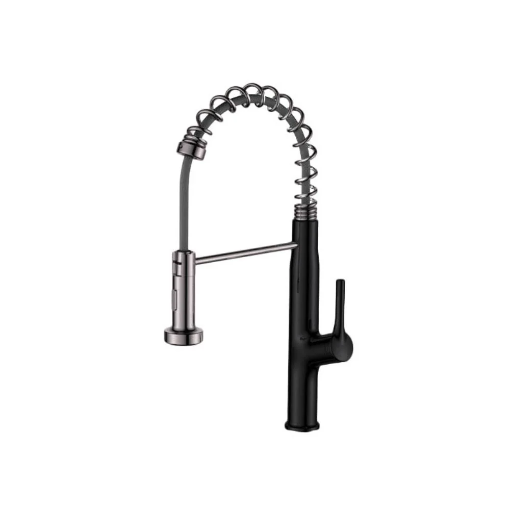Robinet de cuisine Nortrends noir - Installation Facile