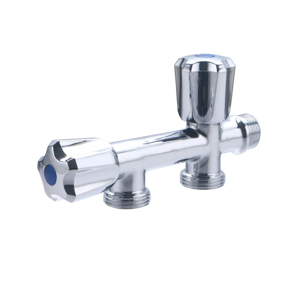 Robinet Double en Ligne Machine à Lessiver
