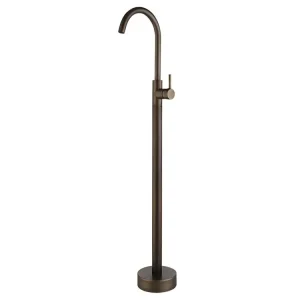 Siphon à Évacuation Robinet mitigeur bain monocolonne cuivre étain - Corbeau