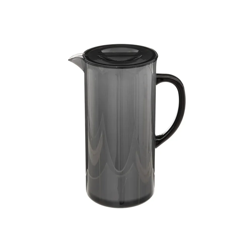 Five 1.95Lt Square Pitcher Lid Charcoal