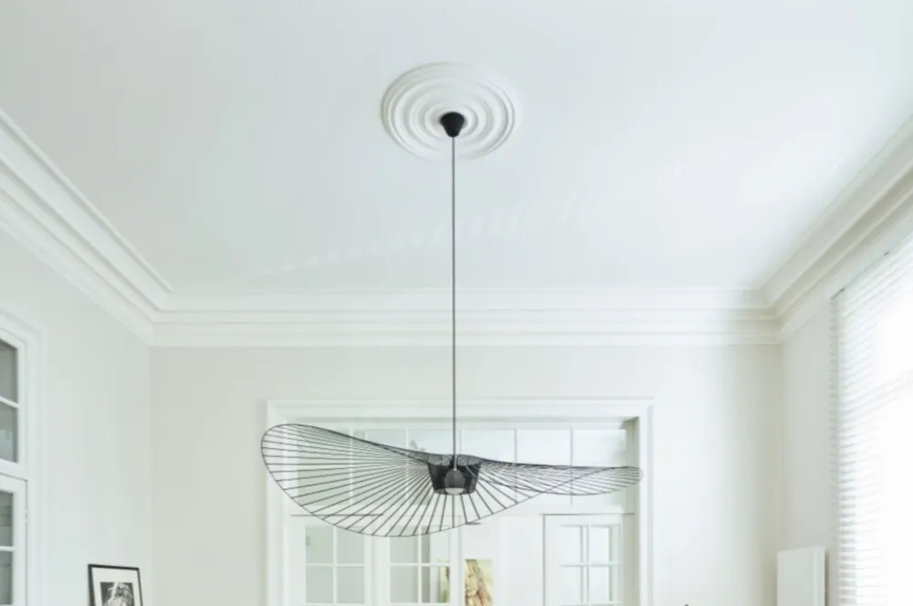 Rosace R08 | Ø 38 cm, Épaisseur 4,2 cm | Centre de plafond pour Robinet de Cuisine
