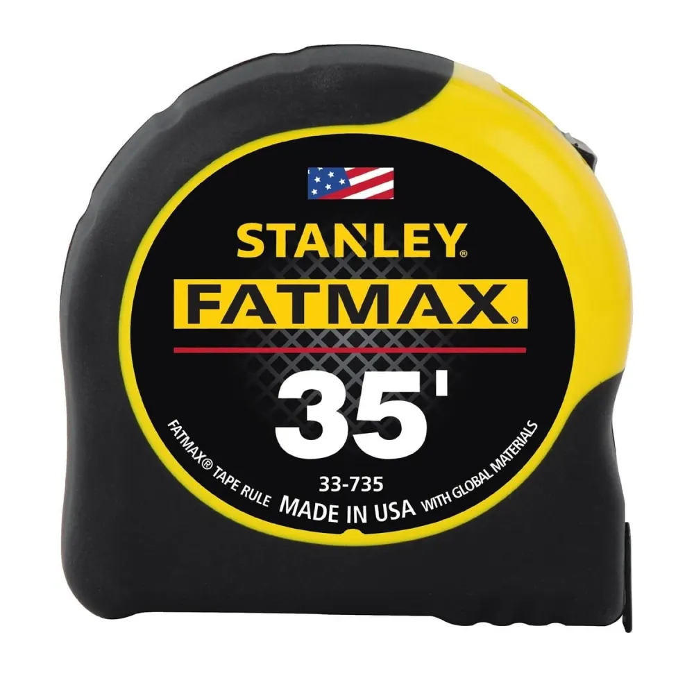Stanley 33-735 - Mètre ruban FATMAX 35 pi en fibre de verre