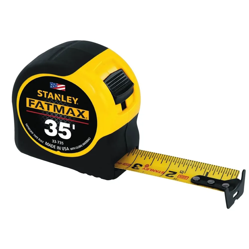 Stanley 33-735 - Mètre ruban FATMAX 35 pi en fibre de verre