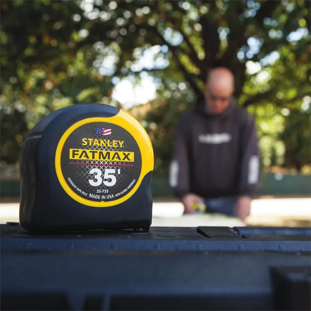 Stanley 33-735 - Mètre ruban FATMAX 35 pi en fibre de verre