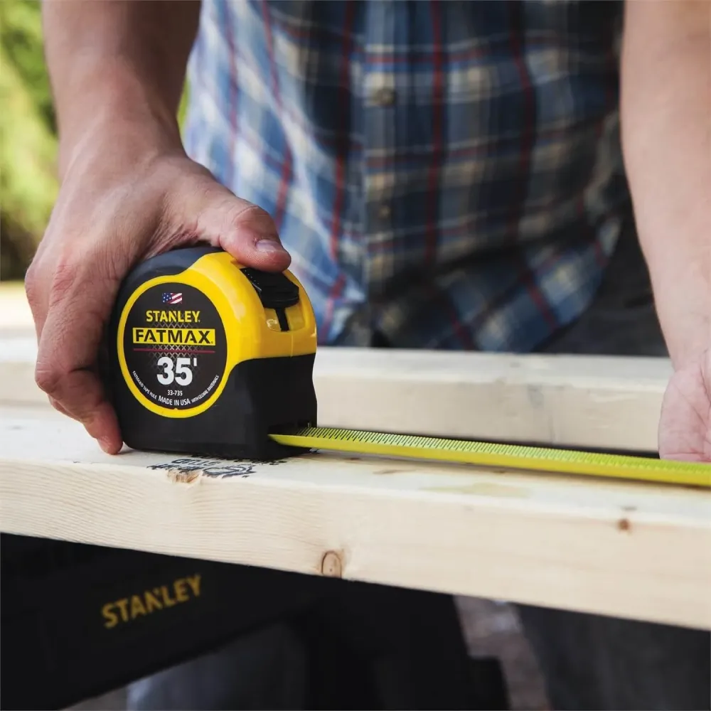 Stanley 33-735 - Mètre ruban FATMAX 35 pi en fibre de verre