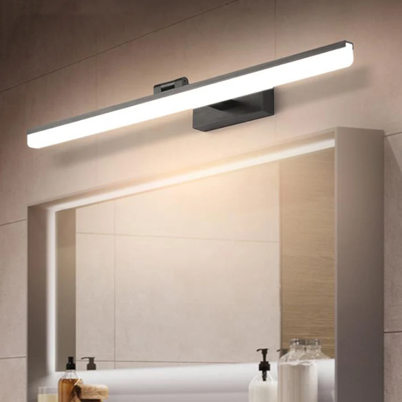 Bewaffnete LED-Wandleuchte im modernen Stil, einfache Badezimmer-Waschtischleuchte aus Metall avec 16 couleurs RVB