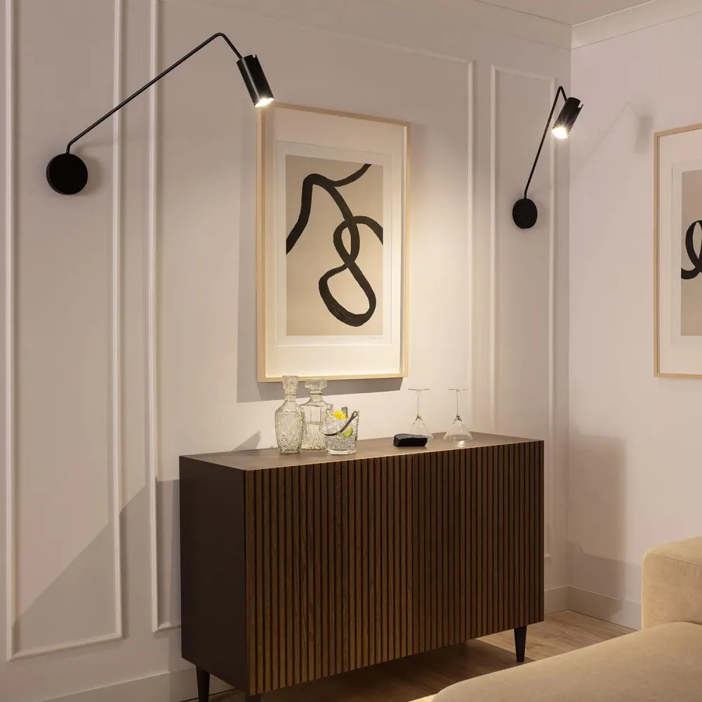 Éclairage Décoratif LED Lampe murale en métal avec éclairage LED orientable Magno