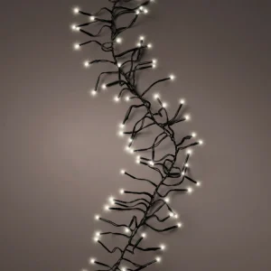 Guirlande lumineuse en grappe à led blanc torride - 13,5 m - nos envies deco