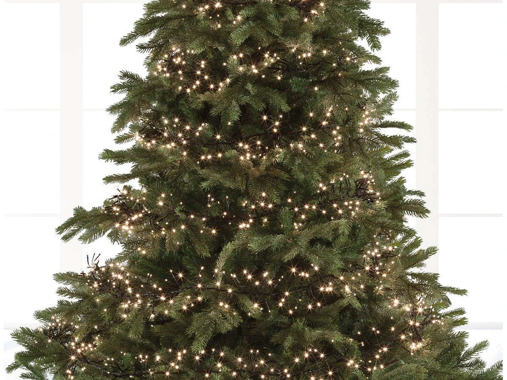 Guirlande lumineuse en grappe à led blanc torride - 13,5 m - nos envies deco