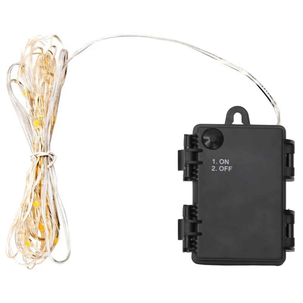 Guirlande lumineuse à LED avec 66 LED et ventilateur 660 cm avec télécommande
