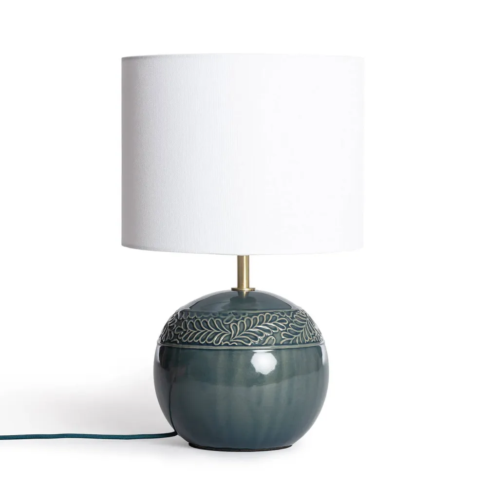 Lampe en céramique avec éclairage LED Murger avec 16 couleurs RVB