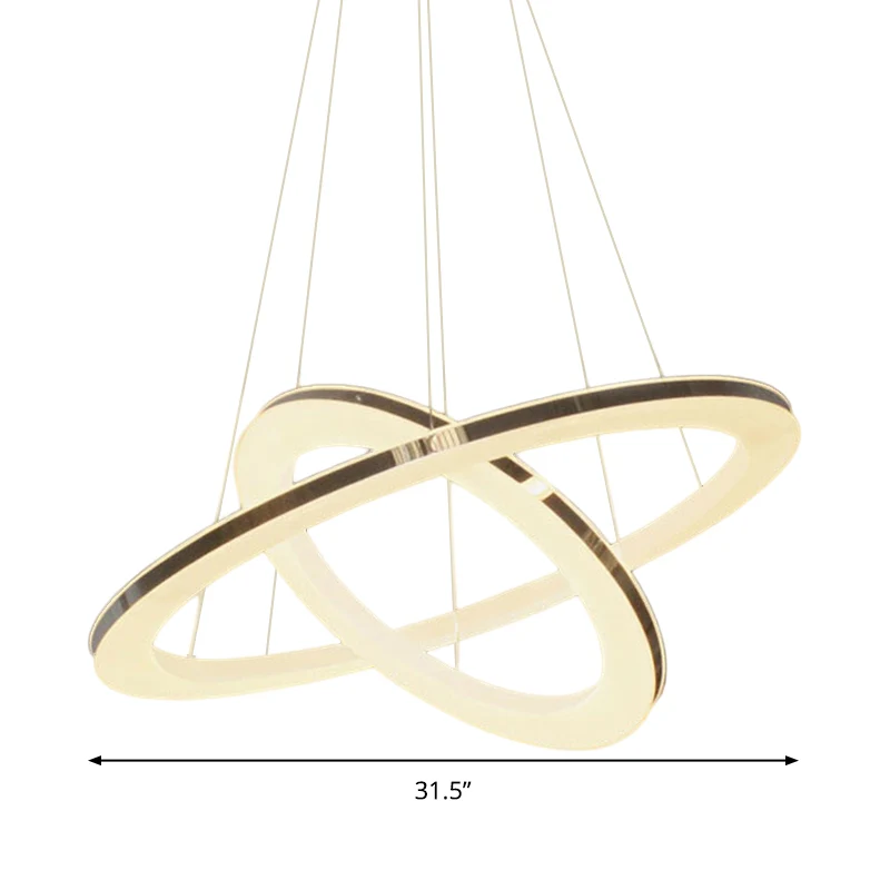 Lampe à lave Lustre chromé Orbit, luminaire suspendu à LED en métal de style basique, lumière chaude/blanche/naturelle, 23...