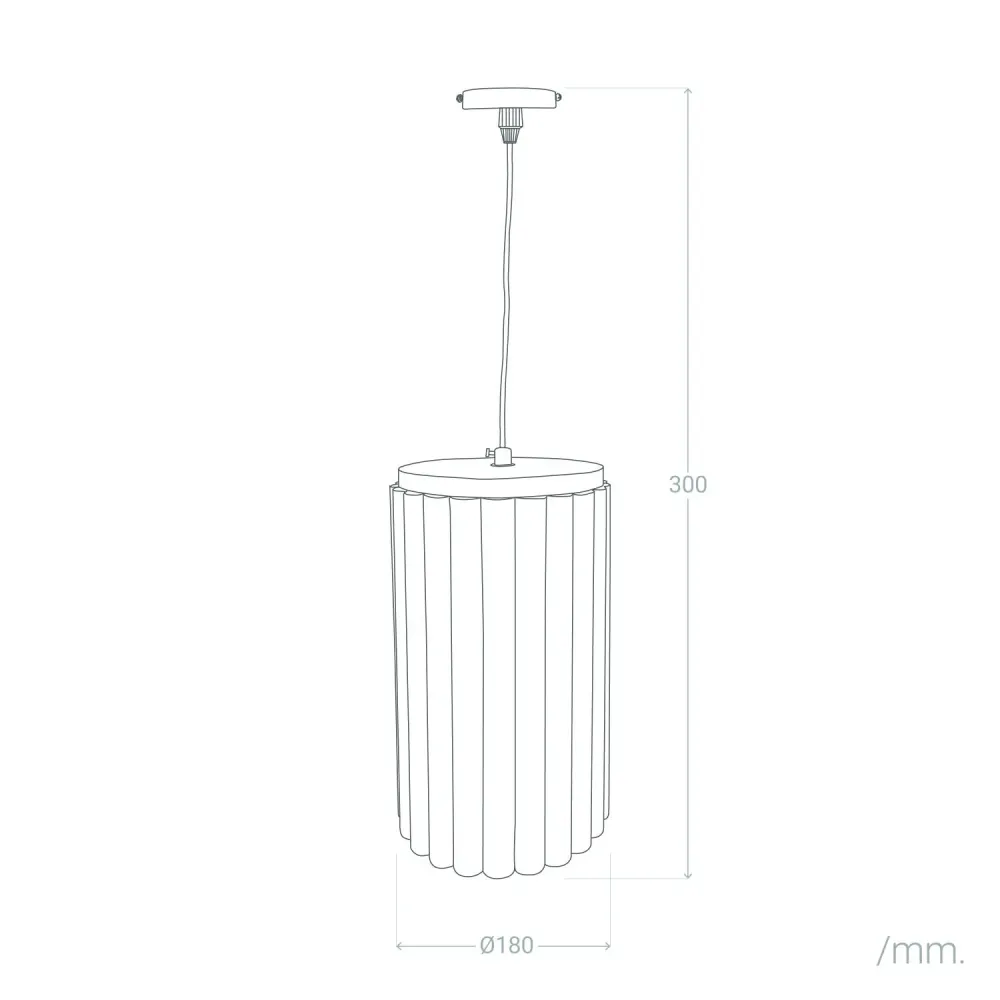 Lampe LED suspendue en bois, modèle Mirto pour un éclairage parfait. Style industriel