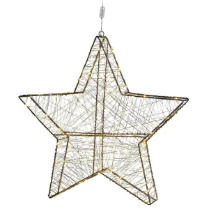 LED-decoratie zilver 58cm KURULA
