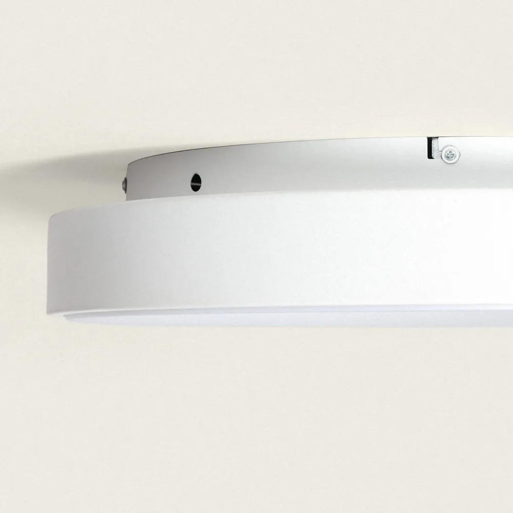 Luminaire circulaire à LED 40W en métal, diamètre 470 mm, CCT ajustable. pour chambre d'enfant